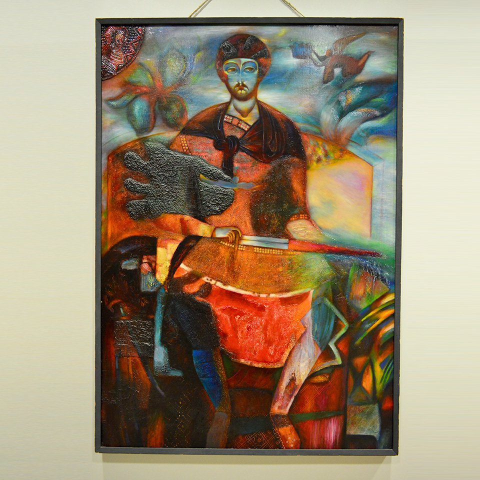 Геннадий Урлин. «Дмитрий Солунский». 1980-1986. Фото: Галерея «Музейная живопись»