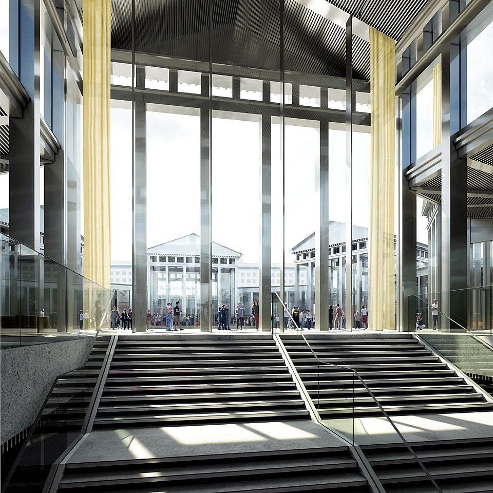 Будущие интерьеры павильона «Шестигранник». Фото: Музей современного искусства «Гараж»
