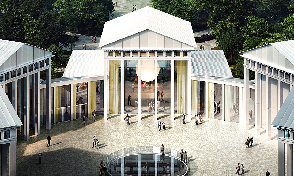 Проект реконструкции павильона «Шестигранник». Рендер: Музей современного искусства «Гараж»