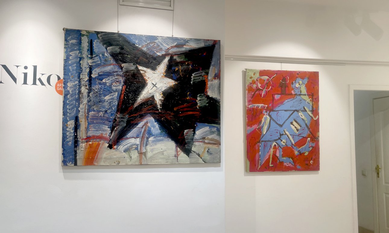 Работа Валентина Воробьева из собрания Михаила Алшибая на выставке «Три фигуры. ВГИКовцы 60-х: Воробьев, Вулох, Пархоменко» в галерее Niko. Фото: Галерея Niko