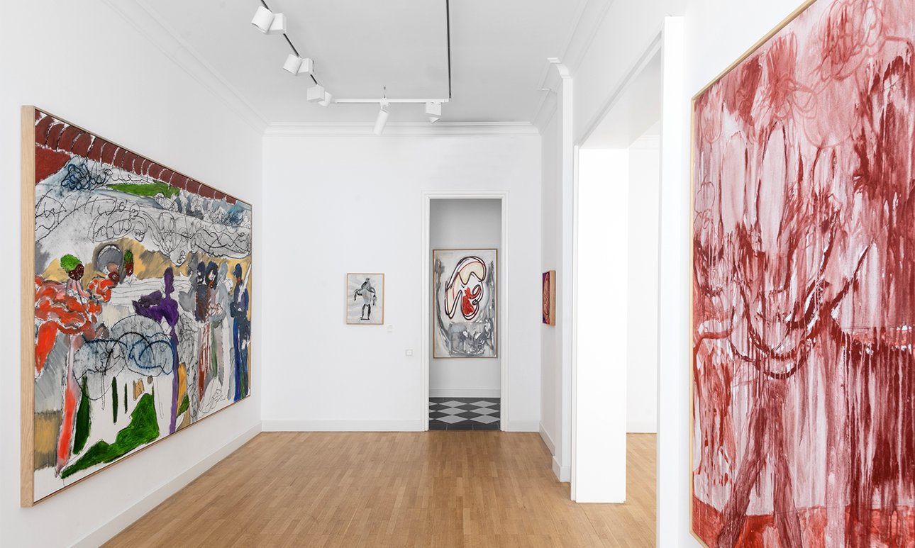 Экспозиция персональной выставки работ Евгения Музалевского.  Фото: Алексей Народицкий/Alina Pinsky Gallery