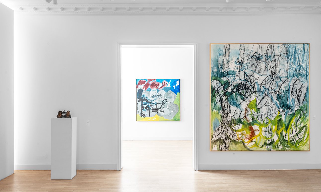 Экспозиция персональной выставки работ Евгения Музалевского.  Фото: Алексей Народицкий/Alina Pinsky Gallery