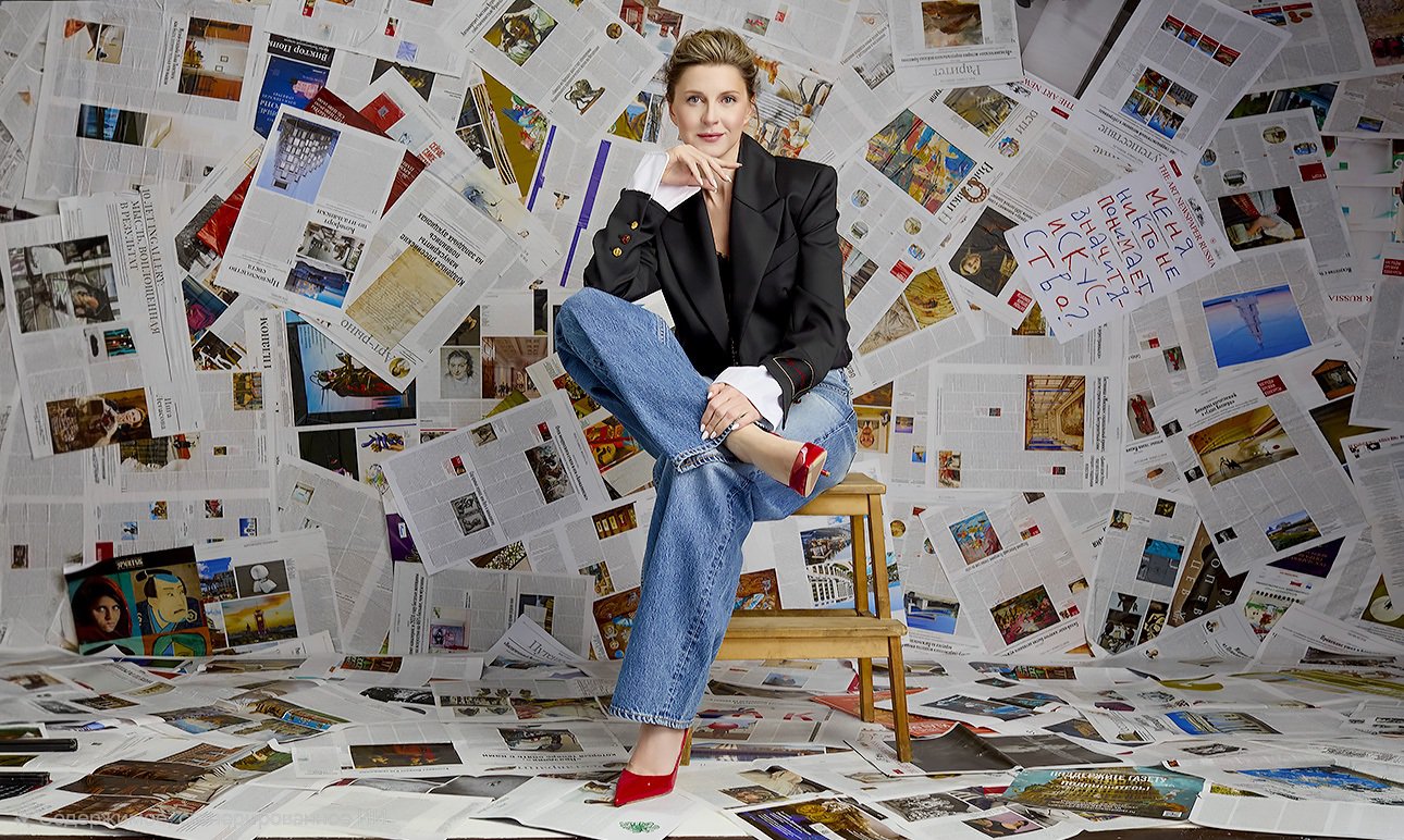 Издатель The Art Newspaper Russia Ольга Ярутина.  Фото: Дмитрий Булин