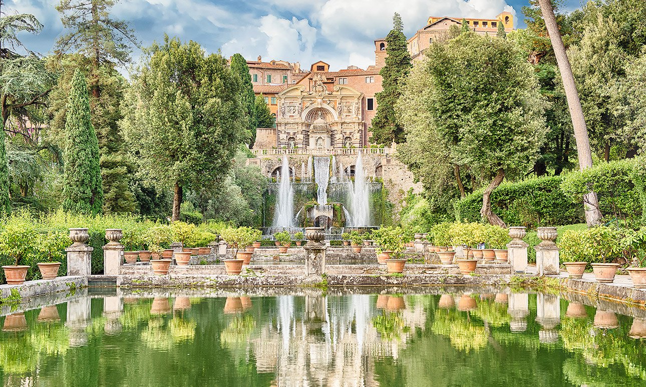 Сад Виллы д'Эсте в Тиволи, Италия. Фото: Shutterstock