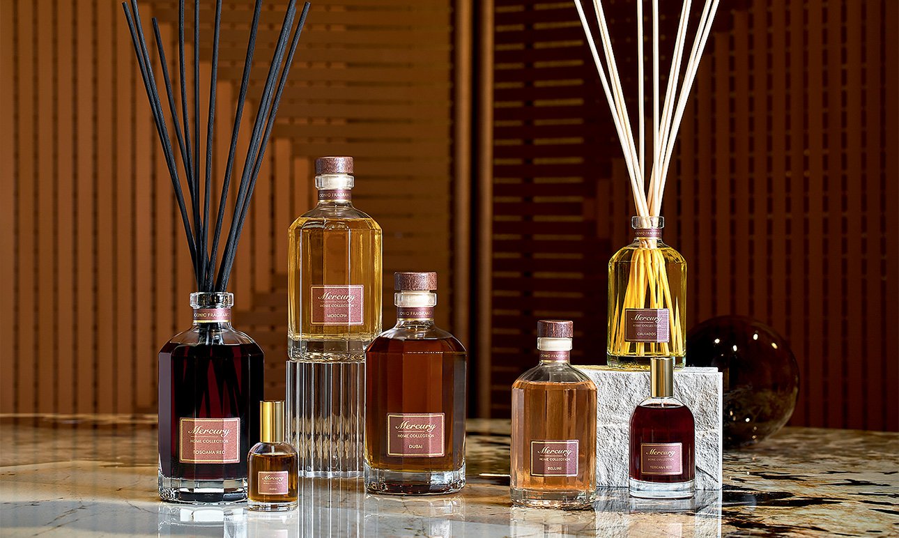 Новые линии ароматов для дома Mercury Home Collection.  Фото: Mercury Home Collection