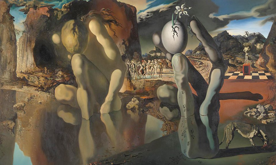 Сальвадор Дали. «Метаморфозы Нарцисса». 1937. Фото: © Salvador Dali, Gala-Salvador Dali Foundation/DACS, London 2022