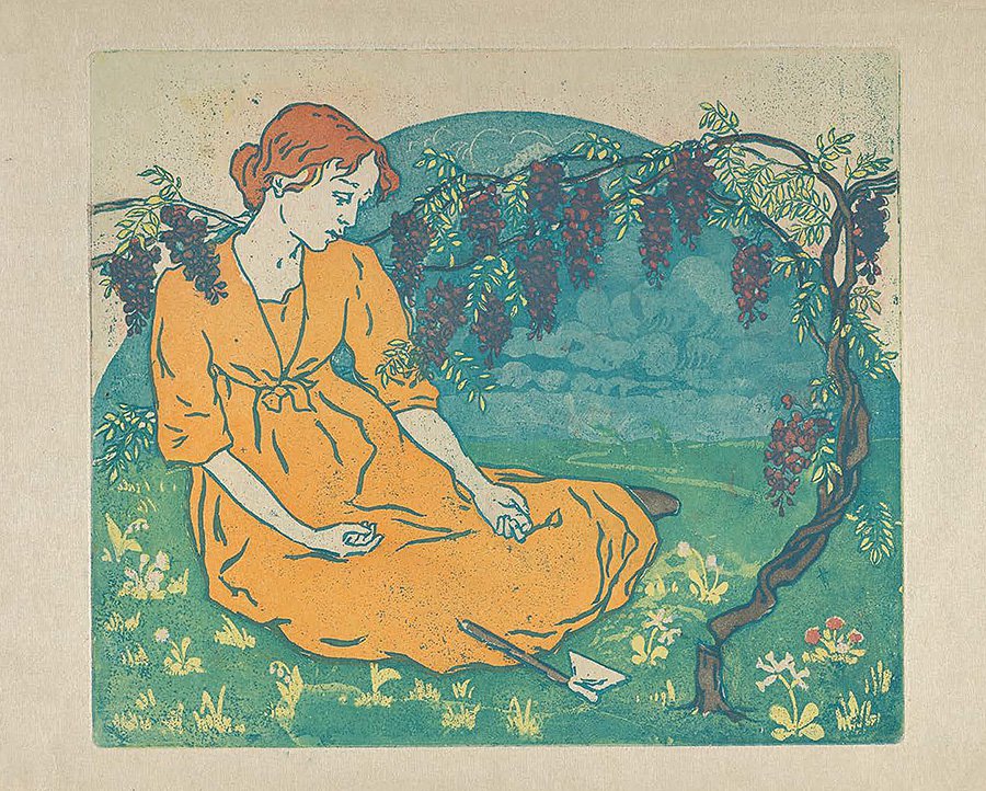 Мария Якунчикова-Вебер. «Непоправимое» (L’Irreparable).  1893–1894. Фото: Государственная Третьяковская галерея
