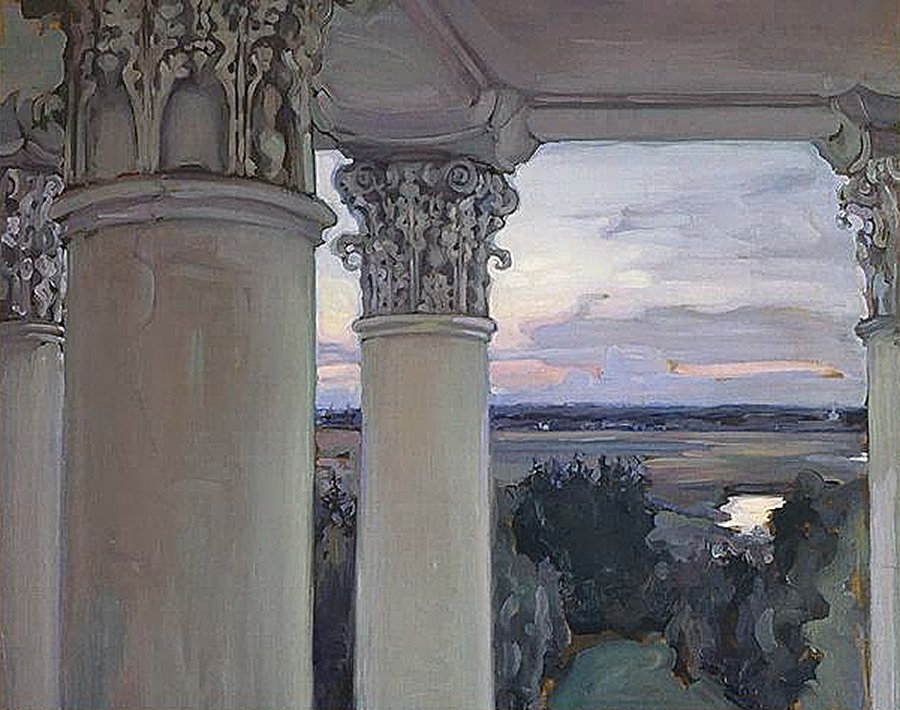 Мария Якунчикова-Вебер. «Из окна старого дома. Введенское». 1897. Фото: Государственная Третьяковская галерея