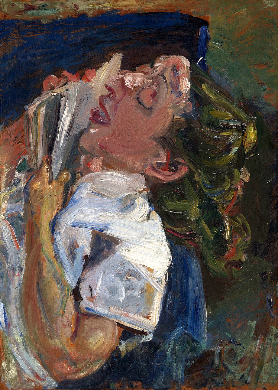 Хаим Сутин. «Уснувшая с книгой. Мадлен Кастен». Около 1937. Продано за £358 тыс. Фото: MacDougall Arts Ltd.