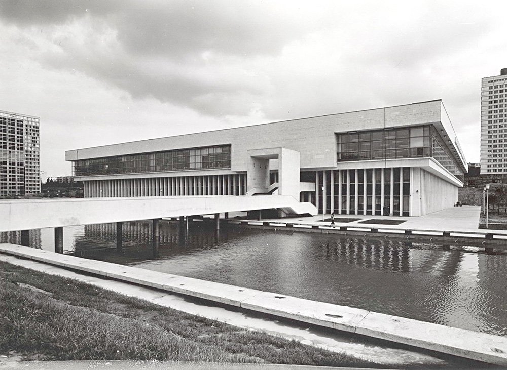 Так выглядела библиотека ИНИОН РАН до пожара. 1974. Фото: Архив ТАСС