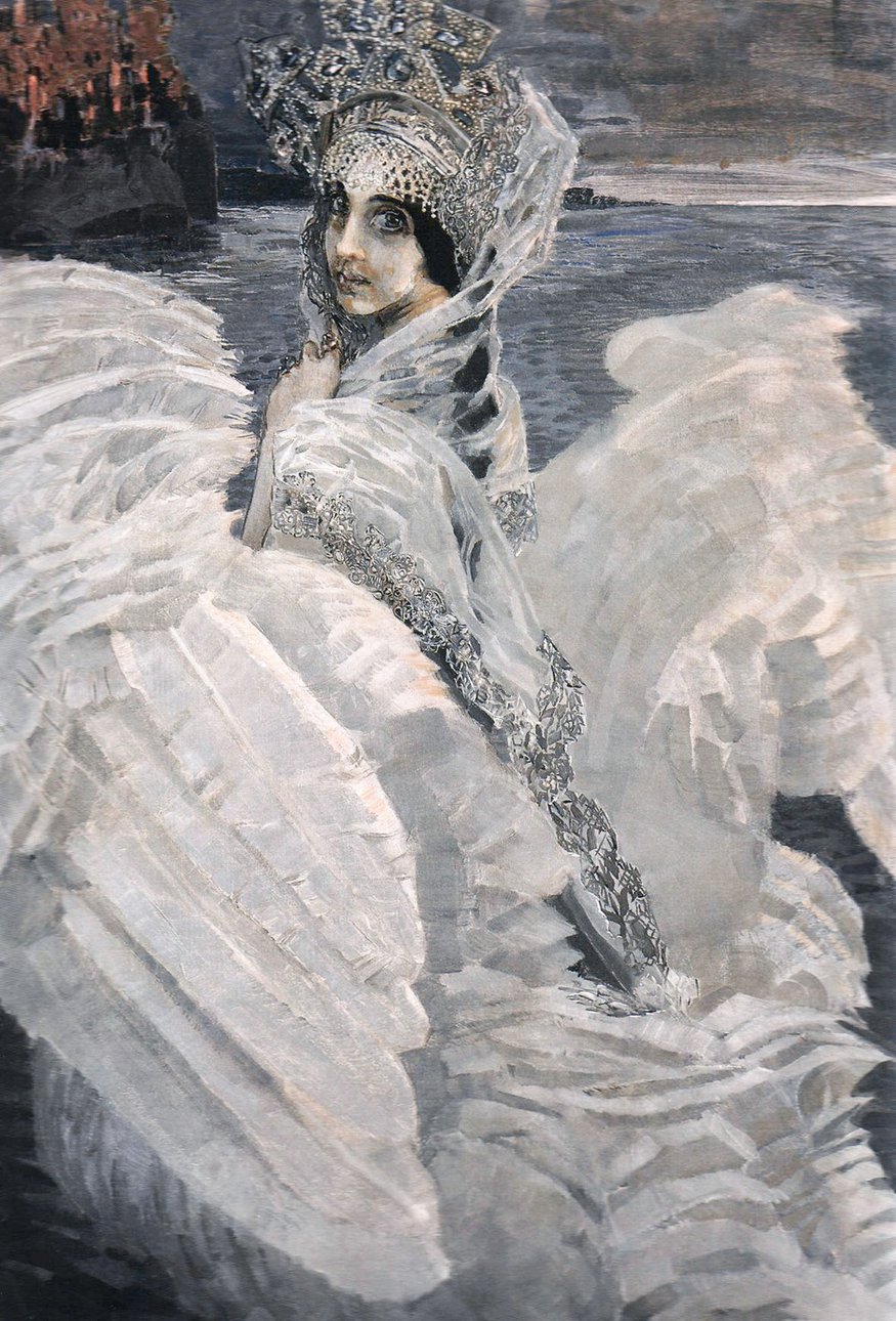 Михаил Врубель. «Царевна Лебедь». 1900. Холст, масло. 142,5×93,5. ГТГ