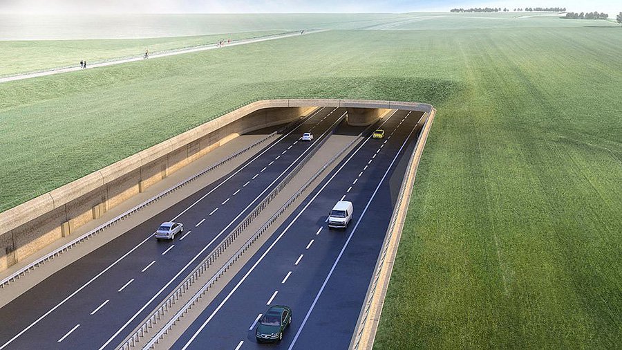 Проект тоннеля трассы A303. Фото: Highways England