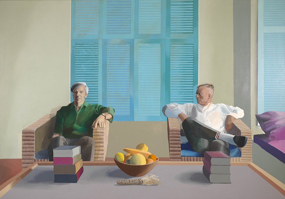 Дэвид Хокни. «Кристофер Айшервуд и Дон Бачарди». 1968. Courtesy of David Hockney