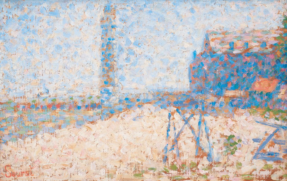 Жорж Сёра. "Больница и маяк в Онфлёр". 1886. Фонд IN ARTIBUS