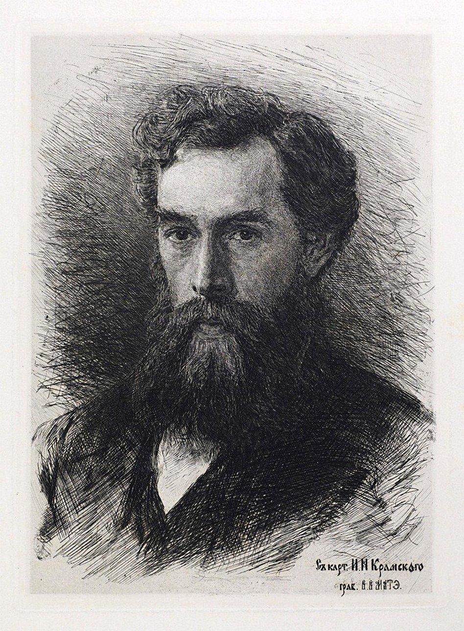 Василий Матэ. «Портрет П.М.Третьякова (с портрета И.Н.Крамского)». 1900-е. Фото: Государственная Третьяковская галерея