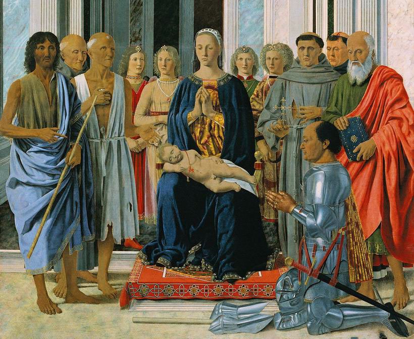 Пьеро делла Франческа. Алтарь Монтефельтро, 1472—74. Courtesy of Pala di Brera