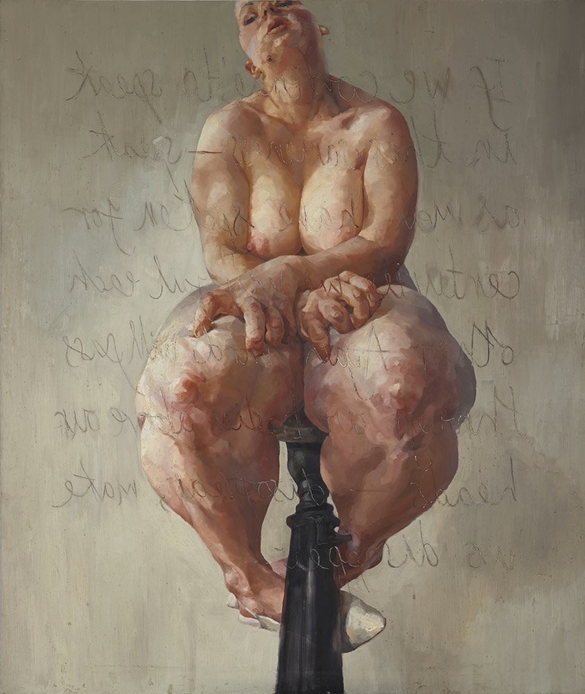 Дженни Савиль. Propped. 1992. Продано на Sotheby's за $12,4 млн в 2018 г. Самая дорогая работа здравствующего художника-женщины на аукционах. Фото: Sotheby'