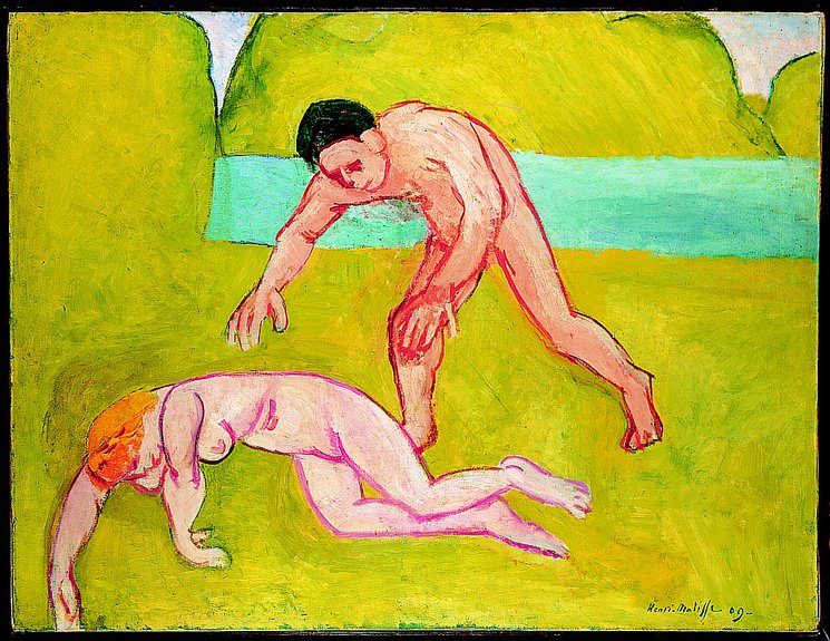 Анри Матисс. Нимфа и сатир. 1909. Эрмитаж