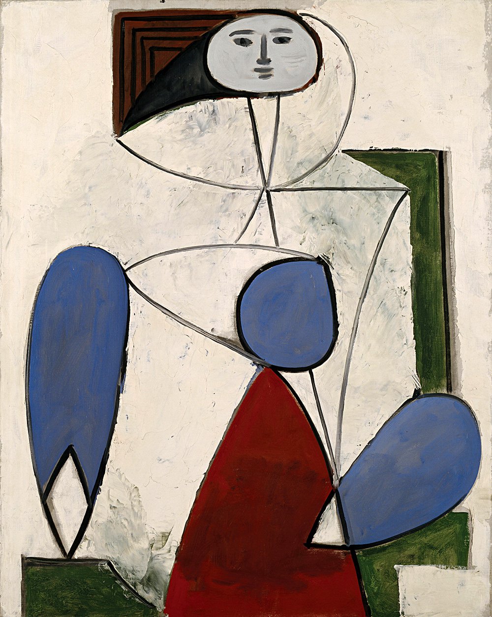 Пабло Пикассо. «Женщина в кресле». Фото: © RMN-Grand Palais (Musée national Picasso- Paris)/Gérard Blot © Sucesión Pablo Picasso, VEGAP, Madrid, 2019