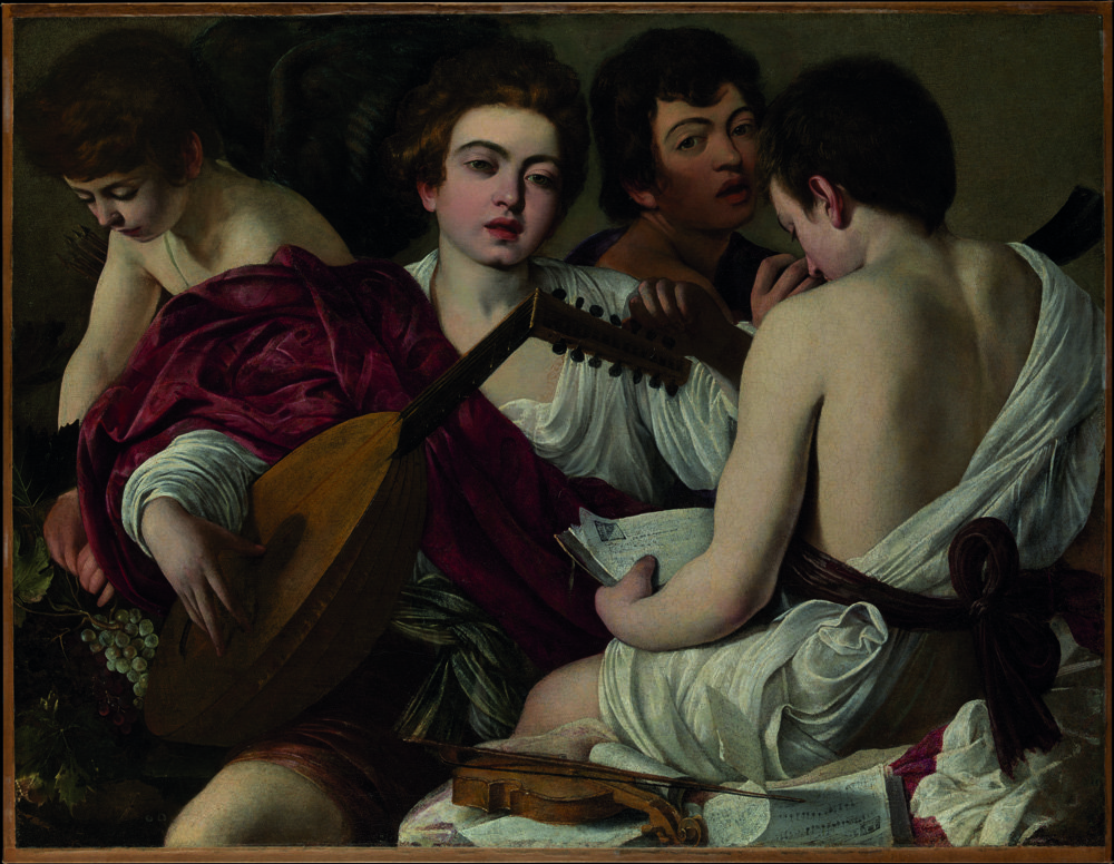 Караваджо. «Музыканты». 1597. Метрополитен-музей, Нью-Йорк. Фото: Metropolitan Museum of art