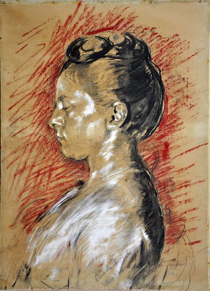 Камилла Клодель. "Портрет Флоренс Джинс". 1886 © Musée Camille Claudel, photo Yves Borel