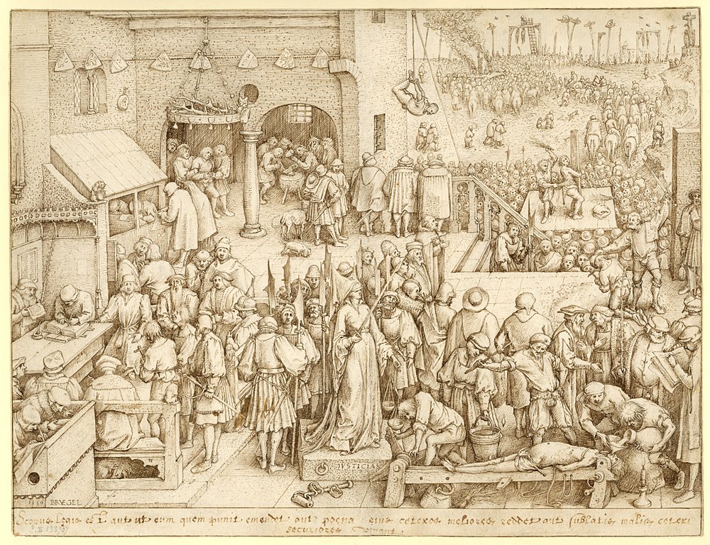 Питер Брейгель Старший. «Правосудие». Фото: Royal Library of Belgium, Print Room
