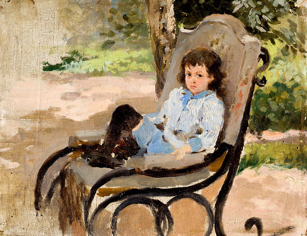 Валентин Серов. «Мальчик в кресле-качалке». 1890-е. Фото: Галерея Леонида Шишкина