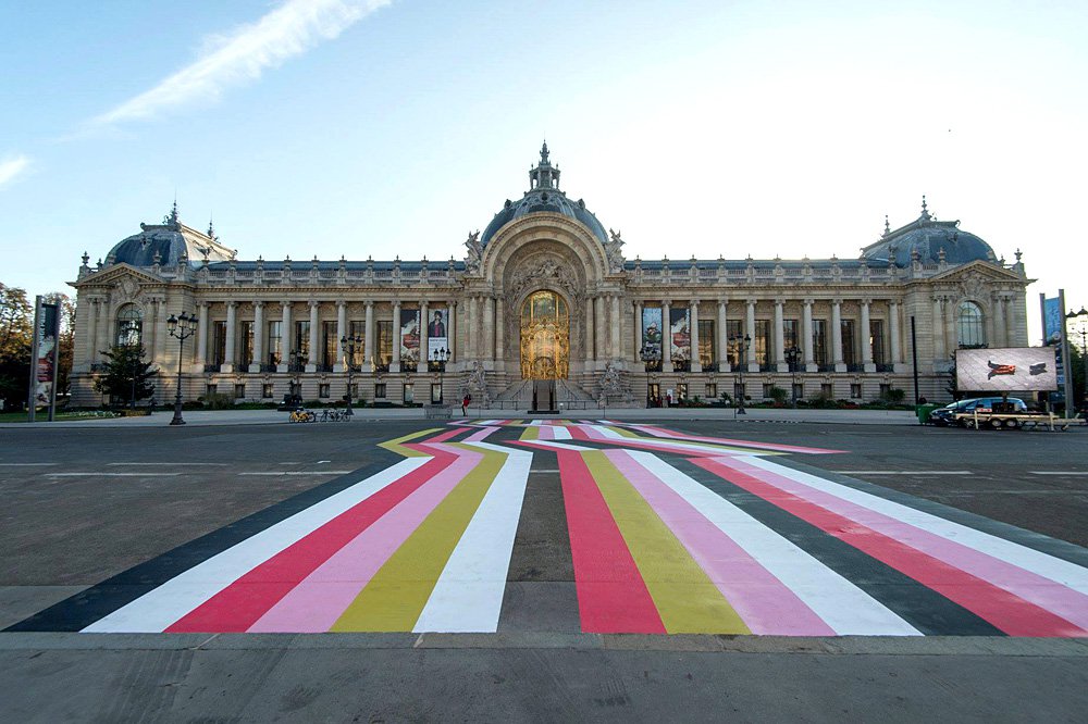Дуэт Ланг & Бауман. Street Painting #10. 2018. Loevenbruck Gallery. Фото: Marc Domage