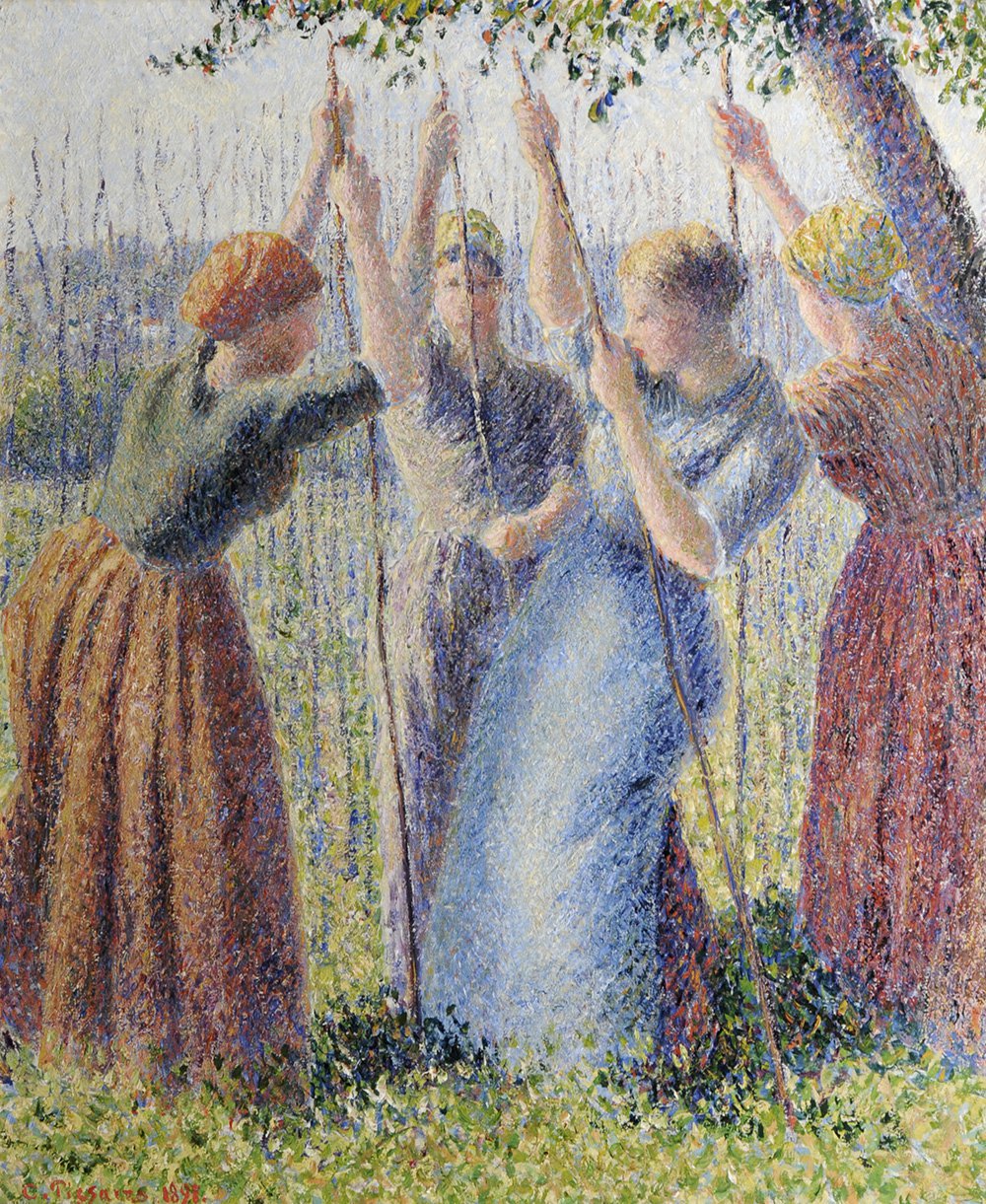 Камилль Писсарро. «Крестьянские девушки». 1891. Холст, масло. Фото: © Sheffield, Museums Sheffield
