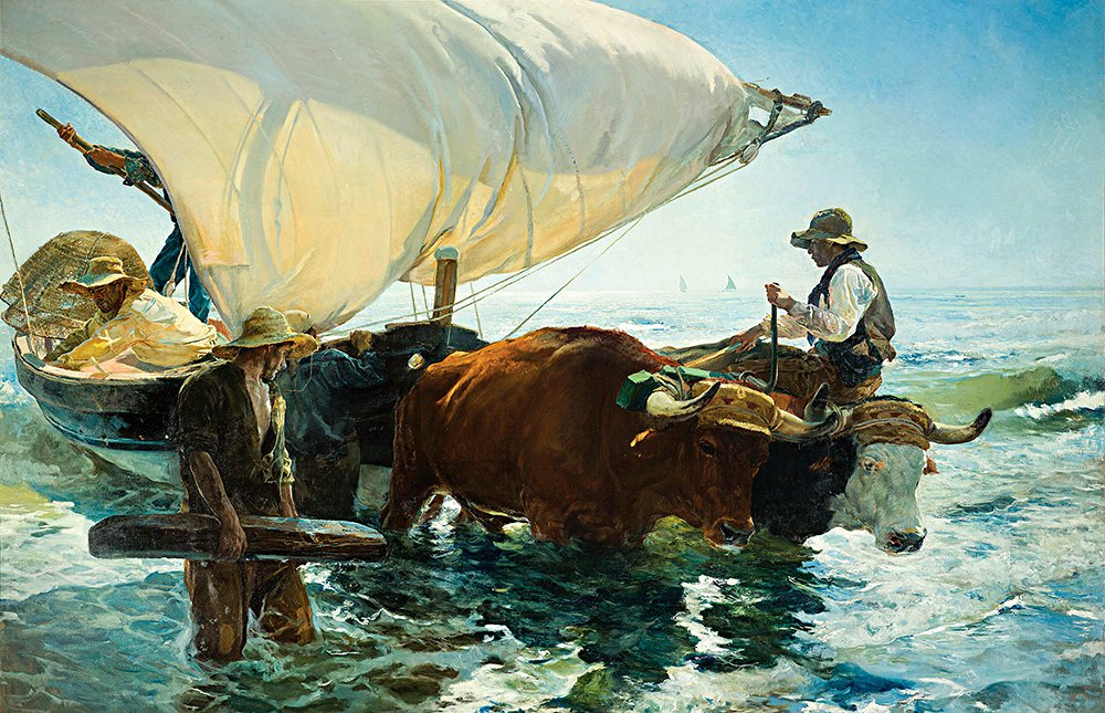 Хоакин Соролья. «Возвращение с рыбалки». 1894. Фото: Musee d'Orsay, RMN-Grand Palais / Patrice Schmidt