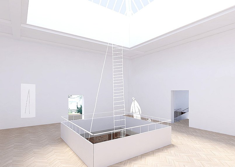 Павильон России в Венеции. Второй зал. Проект реконструкции. 2021. Фото: KASA