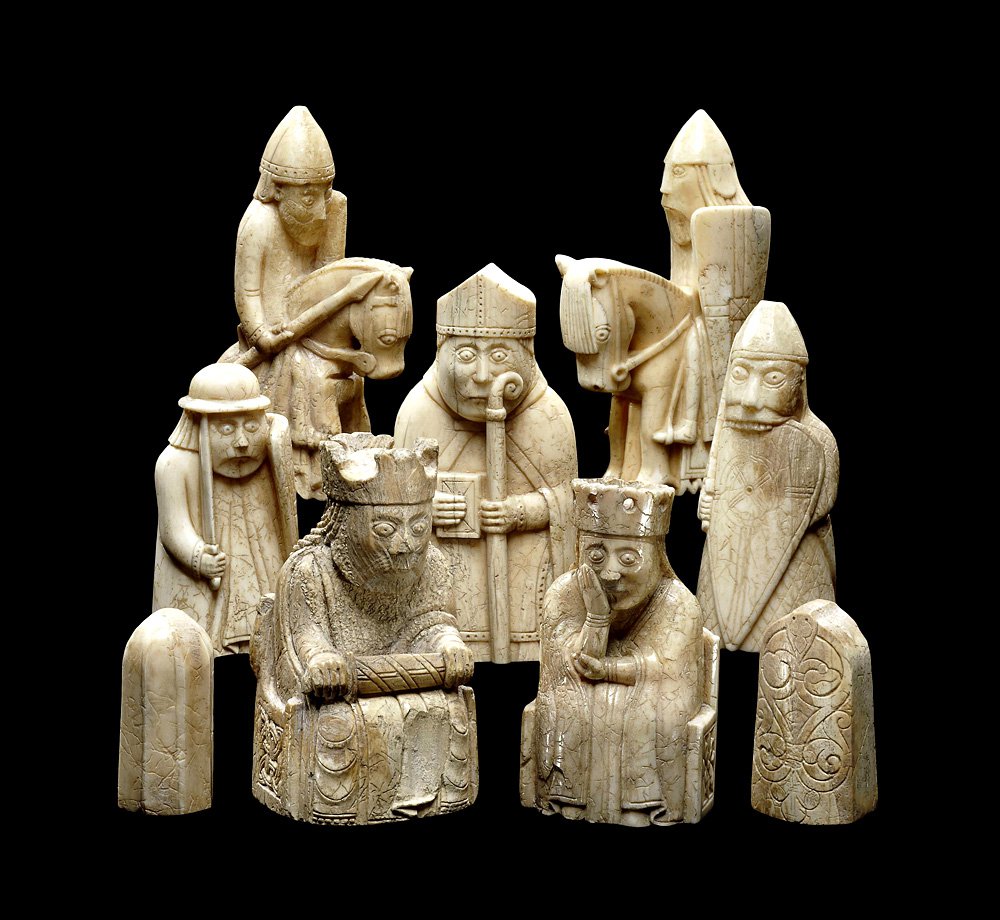 «Шахматы с острова Льюис». Британский музей. Фото: Trustees of the British Museum