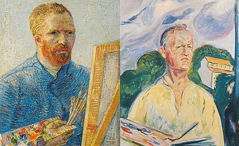 Ван Гог и Мунк. Скорее разные, чем похожие. Но одинаково страстные