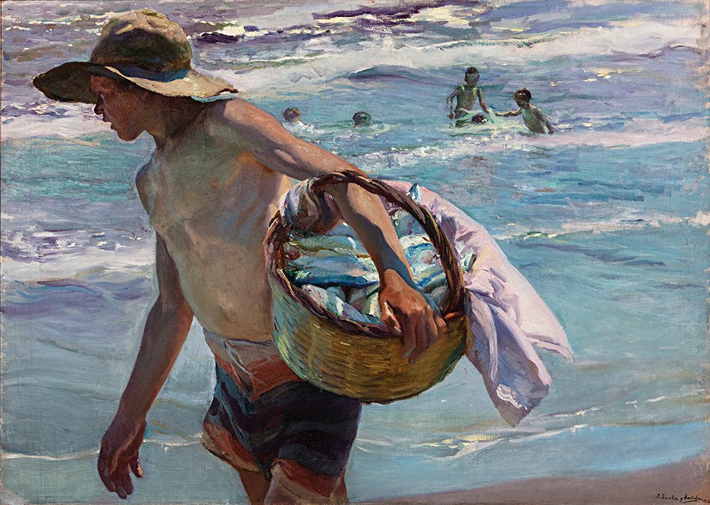 Хоакин Соролья. «Юные рыбаки». Валенсия. 1904. Частная коллекция. Фото: Laura Cohen