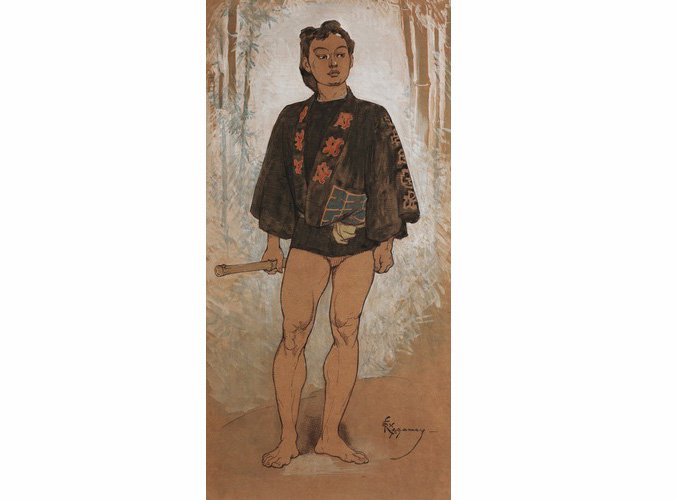 Феликс Регамей. «Молодой официант». 1877