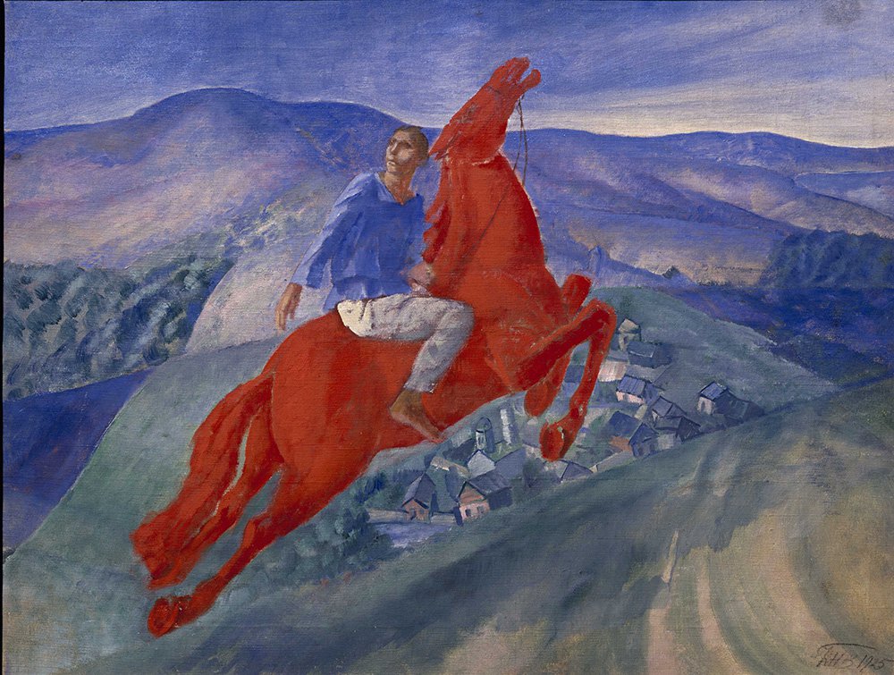 «Революция. Русское искусство 1917–1932 годов». Королевская академия художеств, Лондон (Великобритания). 11 февраля — 17 апреля 2017. На фото: Кузьма Петров-Водкин. «Красный всадник». Фото: Государственный Русский музей