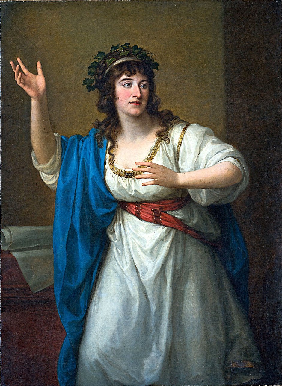 Ангелика Кауфман. «Портрет Терезы Бандеттини Ландуччи». 1794. Фото: Kunstpalast, Düsseldorf, Vermächtnis Werner G. Linus Müller/Horst Kolberg- ARTOTHEK