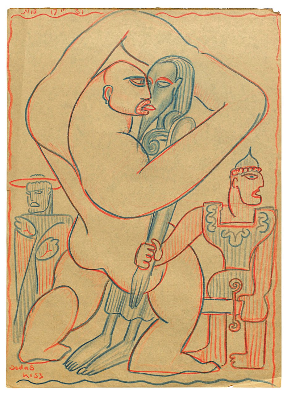 Рисунки Сергея Эйзенштейна из серии Мексиканское барокко. 1931–1932. Фото: Собрание Российского государственного архива литературы и искусства (РГАЛИ)
