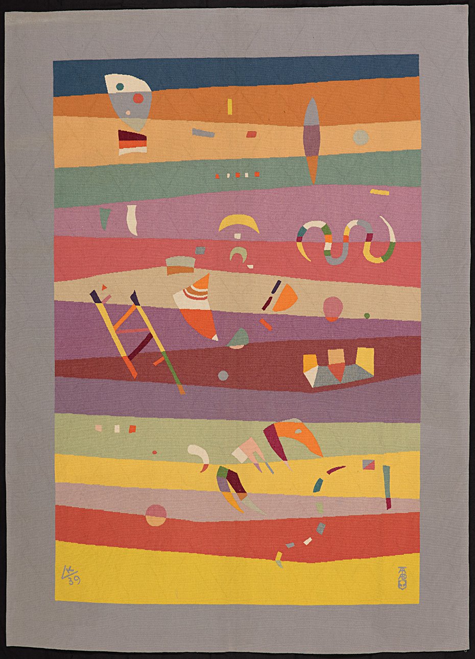 Гобелен «Горизонталь». Обюсон, мастерская Табара, 1954. На основе акварели Василия Кандинского, 1939. Королевская мануфактура Де Вит. Фото: BRAFA
