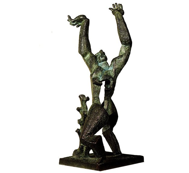 Осип Цадкин. «Разрушенный город». 1947