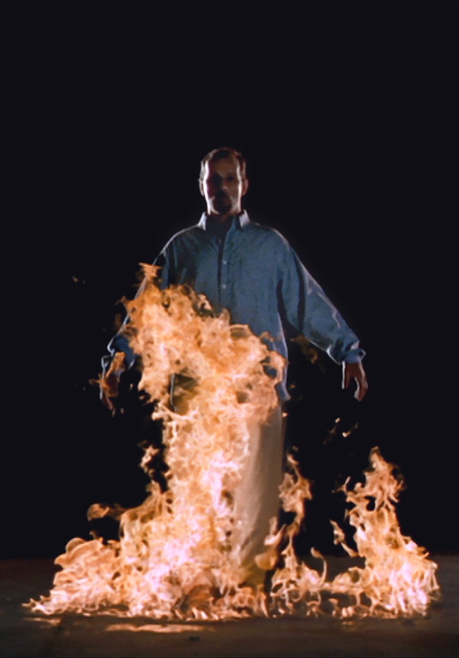 Билл Виола. The Crossing. 1996. Фото: Kira Perov/Bill Viola Studio