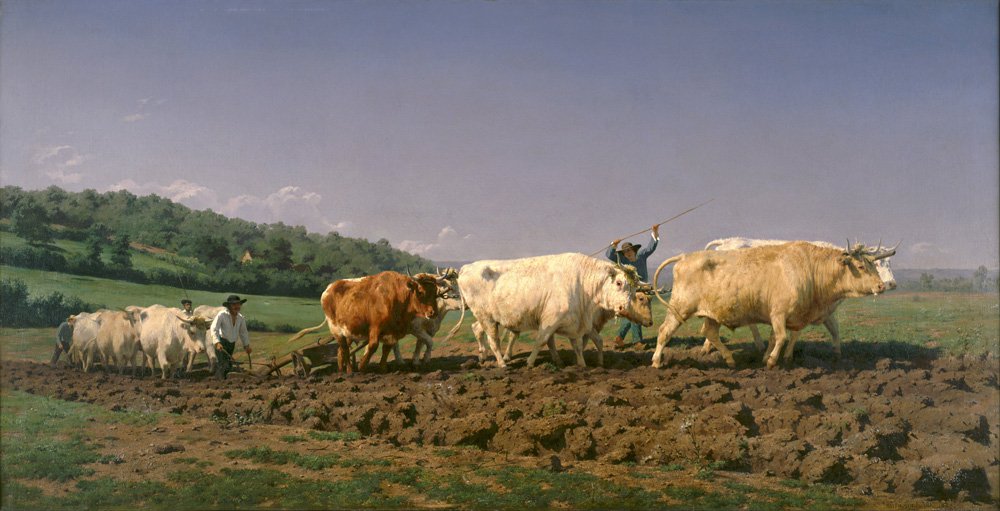Роза Бонёр. «Пахота в Невере». Courtesy of Musée d'Orsay