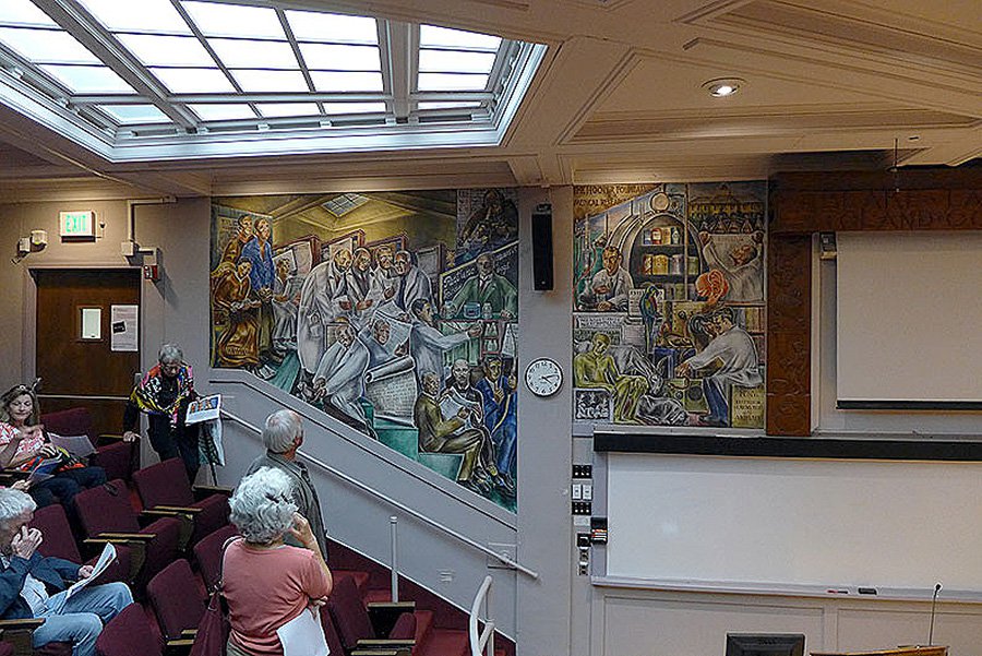 Фрески Бернарда Закхайма в Калифорнийском университете. Фото: FoundSF/Shaping San Francisco