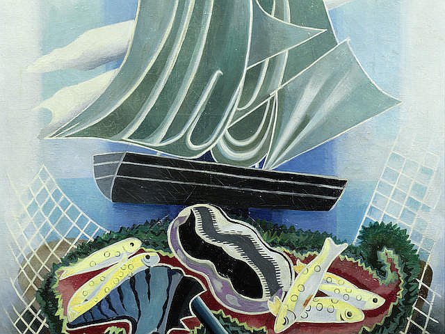 Александра Экстер. «Паруса и раковины». 1930-еBonhams, Лондон, 3 июня. Эстимейт £200–300 тыс.