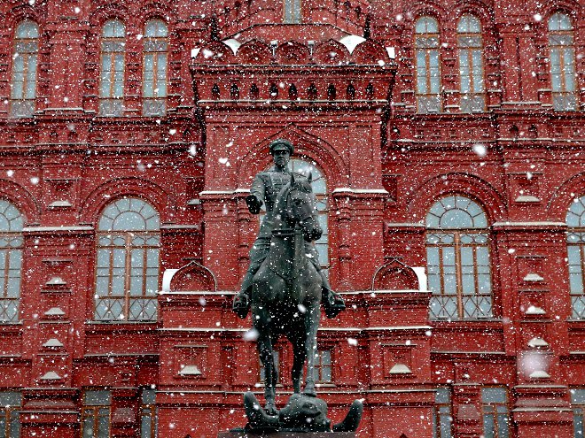 Россия, Москва, 7 марта. Вид на Исторический музей. Антон Новодережкин/ТАСС