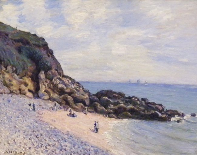 Альфред Сислей. "Леди Cove перед бурей". Courtesy of alfredsisley.org