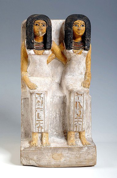 Статуя Идет и Руйу. 1480–1390 гг. до н. э. Фото: Государственный Эрмитаж