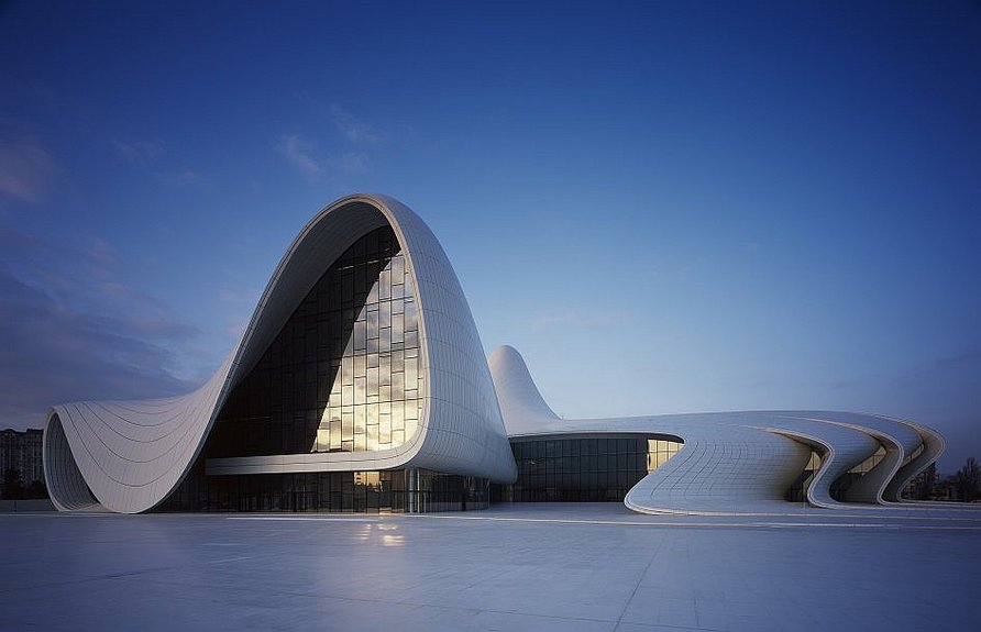 Культурный центр Гейдара Алиева в Баку. Фото: zaha-hadid.com