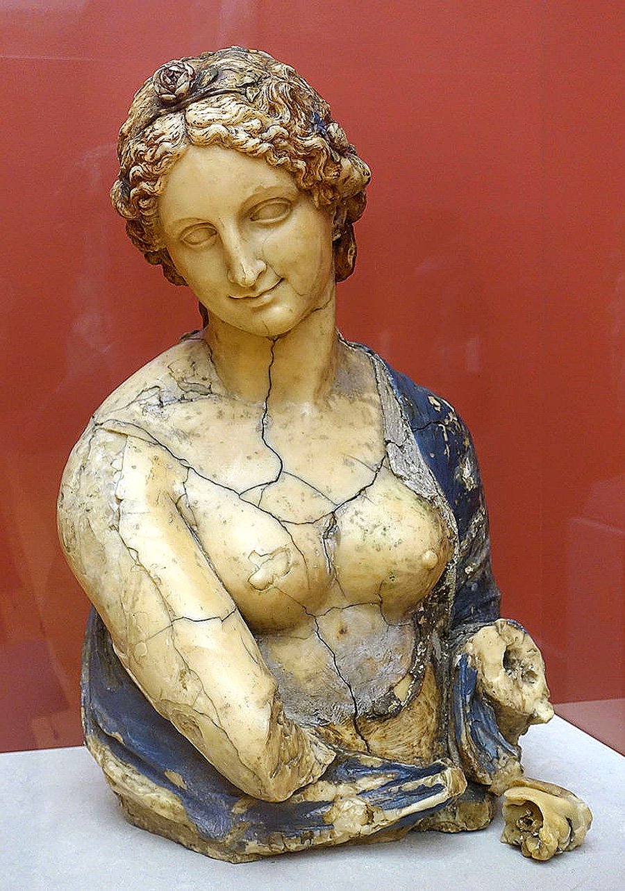 Восковой бюст богини Флоры. Фото: Bode Museum