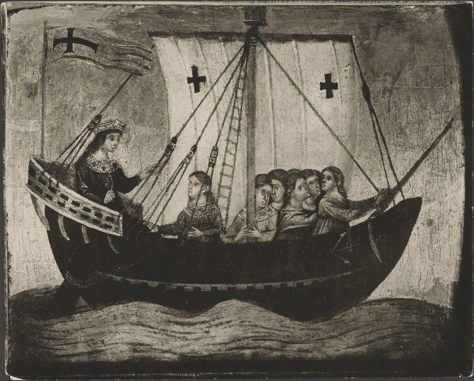 Анонимный венецианский художник XIV в. «Путешествие святой Урсулы». Courtesy of Villa I Tatti Archive